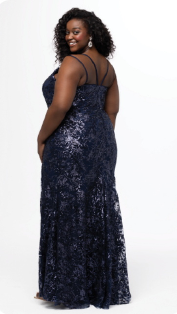 Sydney's Closet TE2614 Size 20 Rose Gold