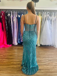Portia and Scarlett ps25454c Teal Size 8