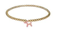 BARA BOHEME BALLOON DOG | OPAL CHARM AND 14K GOLD FILLED BEADS BRACELET