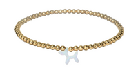 BARA BOHEME BALLOON DOG | OPAL CHARM AND 14K GOLD FILLED BEADS BRACELET