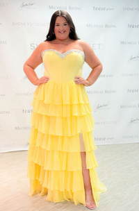 Sydneys Closet TE2611 Size 16 Canary