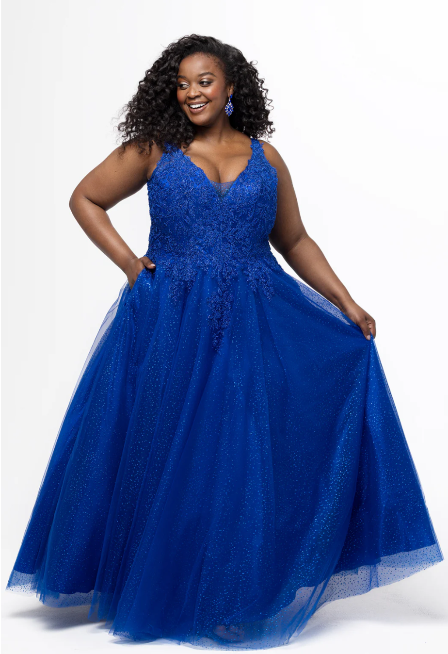 Sydney's Closet TE2630 Size 18 Royal Blue