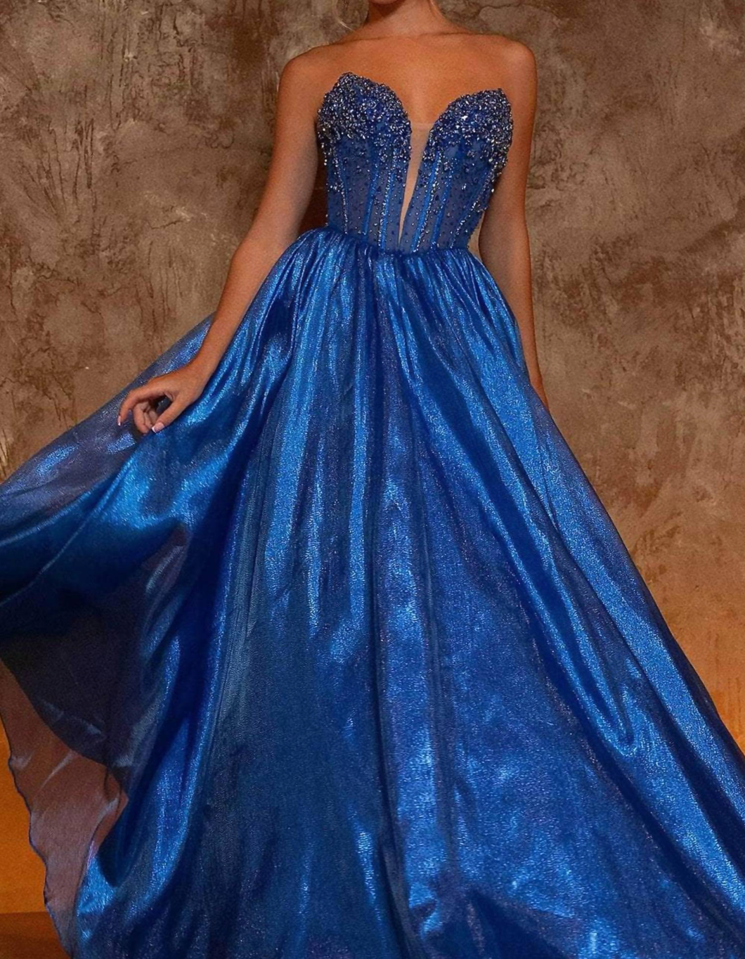 Rachel Allan 70812 Size 4 Royal